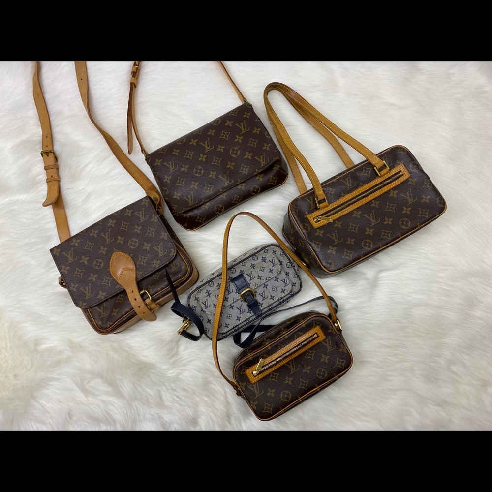 Vintage Louis Vuitton Chanel Fendi handbag